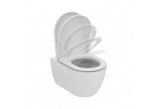 Раковина WC Ideal Standard i.life B Rimless, 54x35,5cm подвесной bezrantowa белая + сидение Ideal Standard i.life B, с микролифтом 