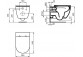 Раковина WC Ideal Standard i.life B Rimless, 54x35,5cm подвесной bezrantowa белая + сидение Ideal Standard i.life B, с микролифтом 