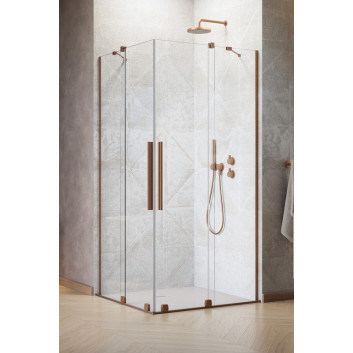 Двери для душа левые Radaway Arta KDD B 80, 800x2000mm, складные, profil хром