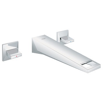 Bateria Grohe Allure Brilliant umywalkowa 3-otworowa ścienna, wylewka 210 mm- sanitbuy.pl