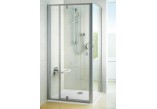 Ścianka stała PPS-80 Ravak Pivot, satyna + transparent- sanitbuy.pl