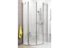 Кабина полукруглая cskk4-80 Ravak Chrome czteroelementowa, белая + transparent