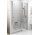 Двери wnękowe CSD2-100 Ravak Chrome dwuelementowe, белый + transparent