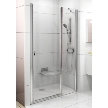 Drzwi wnękowe CSD2-120 Ravak Chrome dwuelementowe, połysk + transparent- sanitbuy.pl