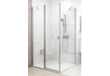 Ścianka stała CPS-80 Ravak Chrome, połysk + transparent- sanitbuy.pl