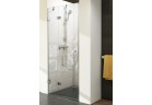Двери для душа BSD2-80 L Ravak Brilliant dwuelementowe - вариант левосторонний, хром + transparent
