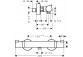 Bateria prysznicowa termostatyczna Hansgrohe Ecostat Comfort DN15, montaż nadtynkowy- sanitbuy.pl