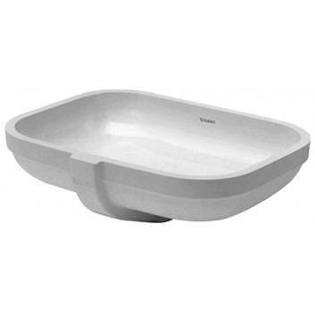 Umywalka Duravit Happy D.480x345 mm, bez otworu, Biały Alpin- sanitbuy.pl