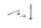 Смеситель для ванны Tres Slim-Tres на три отверстия, 220 mm, z rączką