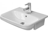  Umywalka półblatowa, Duravit DuraStyle, 550x455 mm, 1-otworowa, Biały Alpin- sanitbuy.pl