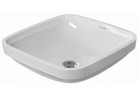  Раковина в столешнице, Duravit DuraStyle, 37x37 cm, без отверстия под смеситель, Белый Alpin