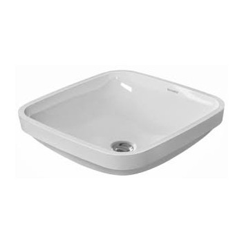  Umywalka podblatowa, Duravit DuraStyle, 370x370 mm, szlifowana, bez otworu na baterię, Biały Alpin- sanitbuy.pl