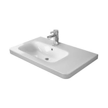  Umywalka meblowa, Duravit DuraStyle, 800x480 mm, 3- otworowa, komora z lewej strony, Biały Alpin- sanitbuy.pl