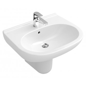 Umywalka Villeroy & Boch O.Novo wisząca 650x510 mm, bez przelewu- sanitbuy.pl