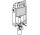 Скрытая система Geberit Kombifix Basic H108 do WC, UP100, Delta