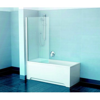 Ścianka wannowa Ravak PVS1-80 Satyna + Transparent- sanitbuy.pl