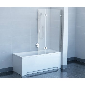 Ścianka wannowa Ravak BVS2 P 100 transparent- sanitbuy.pl