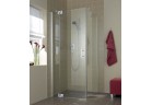 Двери маятниковые Kermi Filia XP 1-распашные с неподвижной стенкой, otwierane w prawo, szer. 75 cm, wys. 200 cm, профиль серебряный, стекло прозрачные