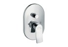 Смеситель для ванны Hansgrohe Metris E2 однорычажный, 2-приёмники