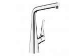 Bbateria кухонный с выдвижным изливом DN 15 Hansgrohe Metris