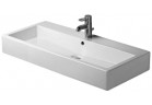 Раковина Duravit Vero шлифованная с полкой под смеситель, 1-отверстный, 100x47 cm, белая WonderGliss