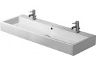Раковина Duravit Vero с полкой под смеситель 120x47 cm, белая WonderGliss