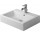 Раковина Duravit Vero, 1-отверстный, z переливом, с полкой под смеситель, 59,5x46,5 cm, белая WonderGliss
