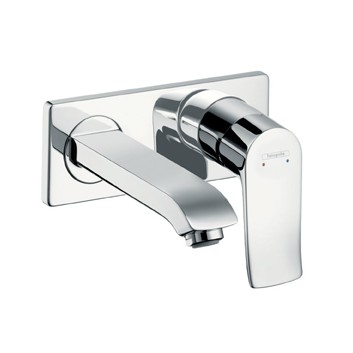 Bateria Hansgrohe Metris E2 umywalkowa ścienna Low Flow 3,5 l/min- sanitbuy.pl