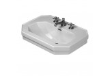 Раковина Duravit 1930 Series 80x55 cm с 1-отверстием для смесителя с плёнкой WonderGliss