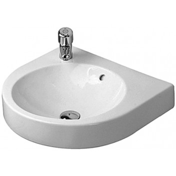 Umywalka Duravit Architec wisząca 575x520 mm , bez otworu- sanitbuy.pl