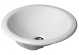 Umywalka Duravit Architec nablatowa śr.470 mm, bez otworu- sanitbuy.pl