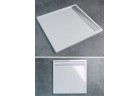 Поддон из конгломерата SanSwiss Ila квадратный 1000x1000mm, белый