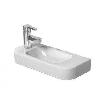 Umywalka mała Duravit Happy D. 500 mm, Biały Alpin WonderGliss- sanitbuy.pl