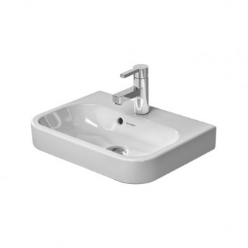 Umywalka meblowa Duravit Happy D. 500 mm, Biały Alpin- sanitbuy.pl