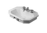 Раковина Duravit 1930 Series на столешницу 58x47 cm с 1 отверстием для смесителя