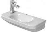  Umywalka Duravit DuraStyle, mała, 500x220 mm, otwór na baterię z lewej strony, Biały Alpin WonderGliss- sanitbuy.pl