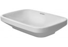  Раковина Duravit DuraStyle, 60x38 cm, шлифованная, без отверстия под смеситель, Белый Alpin WonderGliss