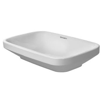  Umywalka Duravit DuraStyle, 600x380 mm, szlifowana, bez otworu na baterię, Biały Alpin WonderGliss- sanitbuy.pl