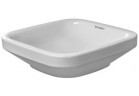  Раковина Duravit DuraStyle, 43x43 cm, шлифованная, без отверстия под смеситель, Белый Alpin WonderGliss