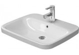  Umywalka nablatowa, Duravit DuraStyle, 615x 495 mm, 1-otworowa, Biały Alpin WonderGliss- sanitbuy.pl