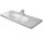  Раковина с тумбой, Duravit DuraStyle, 120x48 cm, 1-отверстный, Белый Alpin WonderGliss