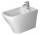 Биде напольное, Duravit DuraStyle, 370x570 mm, 1-otworowy, Белый Alpin WonderGliss