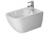 Биде подвесное, Duravit Happy D.2, 355x540, 1-otworowy, Белый Alpin