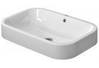 Раковина накладная на столешницу, Duravit Happy D. 60 cm, bezotworowa, Белый Alpin WonderGliss