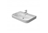 Umywalka meblowa Duravit Happy D., 650 mm, 3-otworowa, Biały Alpin- sanitbuy.pl