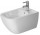 Биде напольное, Duravit Happy D.2, 365x570, 1-otworowy, Белый Alpin WonderGliss