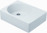 Umywalka wiszaca, Duravit Scola, 615x460 mm, komora z lewej strony, Biały Alpin- sanitbuy.pl