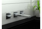 Смеситель для раковины Kohlman Excelent подвесная скрытая на 3 отверстия