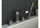 Смеситель для ванны Kohlman Excelent 4 отверстия