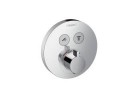 Смеситель термостатическая Hansgrohe ShowerSelect S dla 2 odbiorników, скрытый монтаж, Внешний элемент, хром